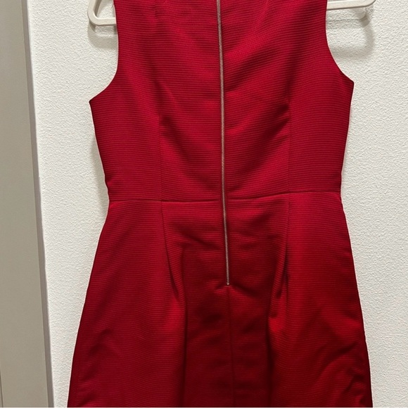 Tahari Red Mini Dress with Bow - Picture 2 of 3